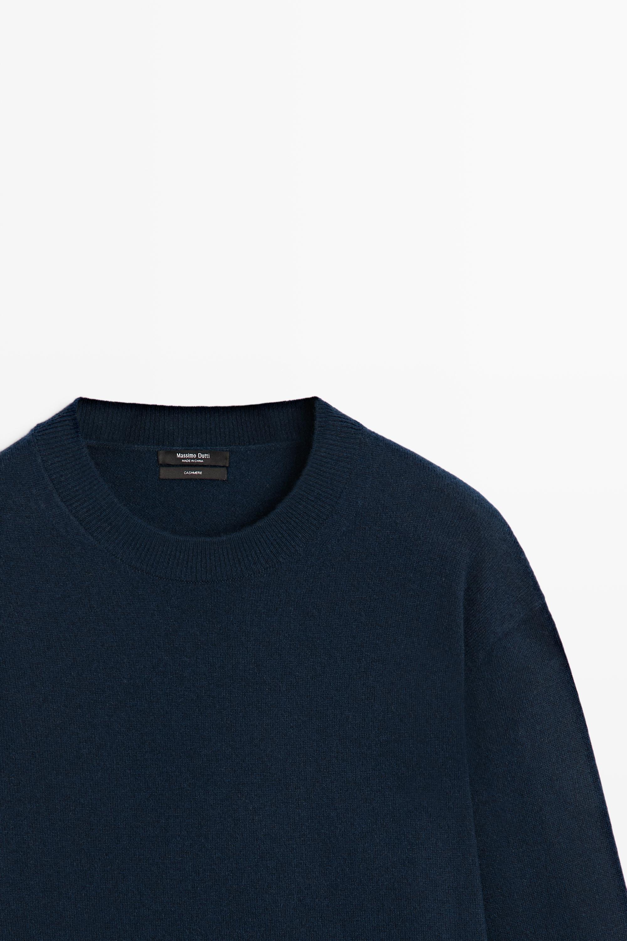 Pull 100 % cachemire manches longues