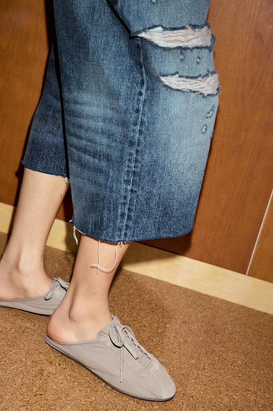 FABRIC COLLAPSIBLE HEEL SNEAKERS from Zara - $59.90