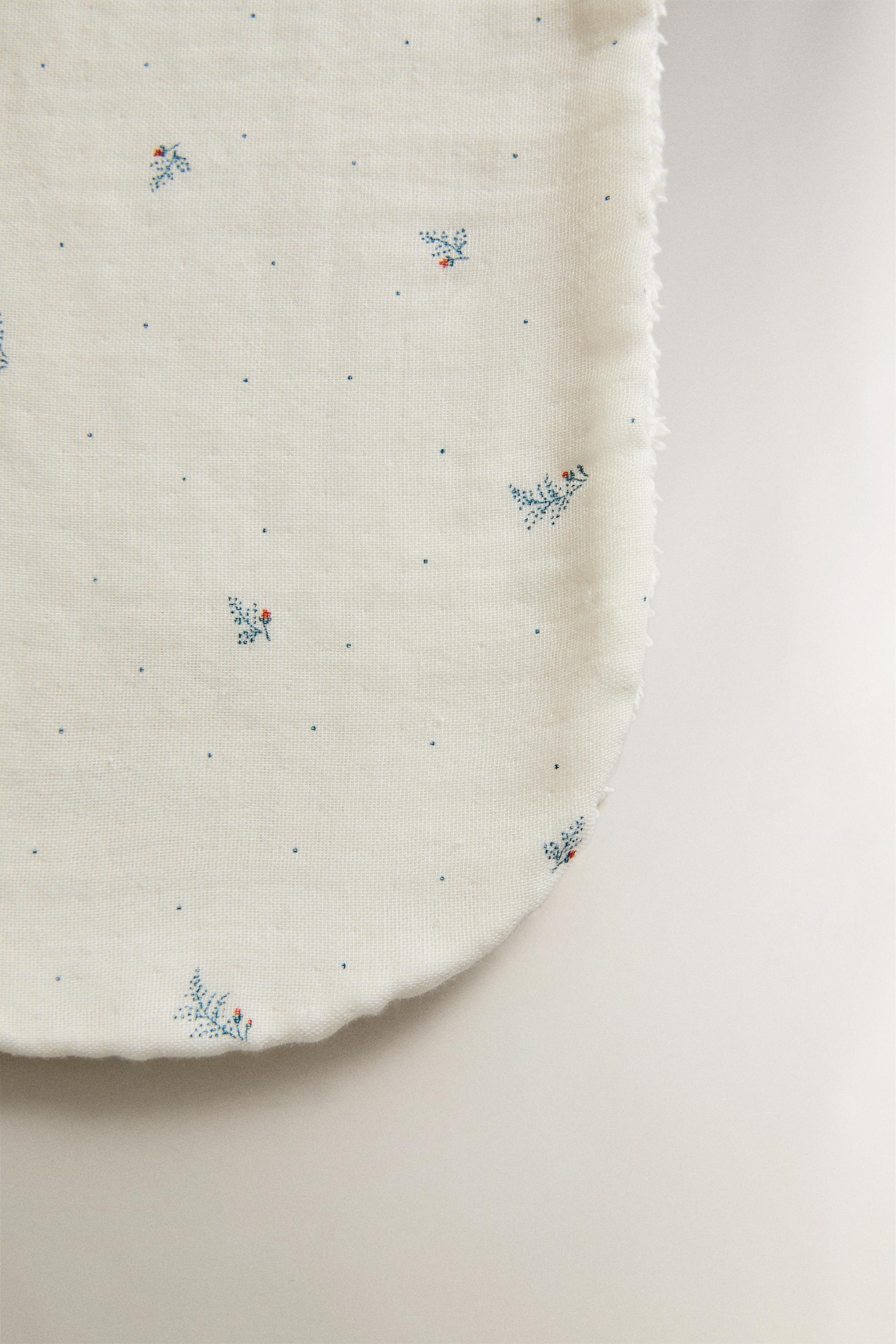 Zara KIDS' SHOULDER BIB WITH FLORAL DESIGN — фото 3