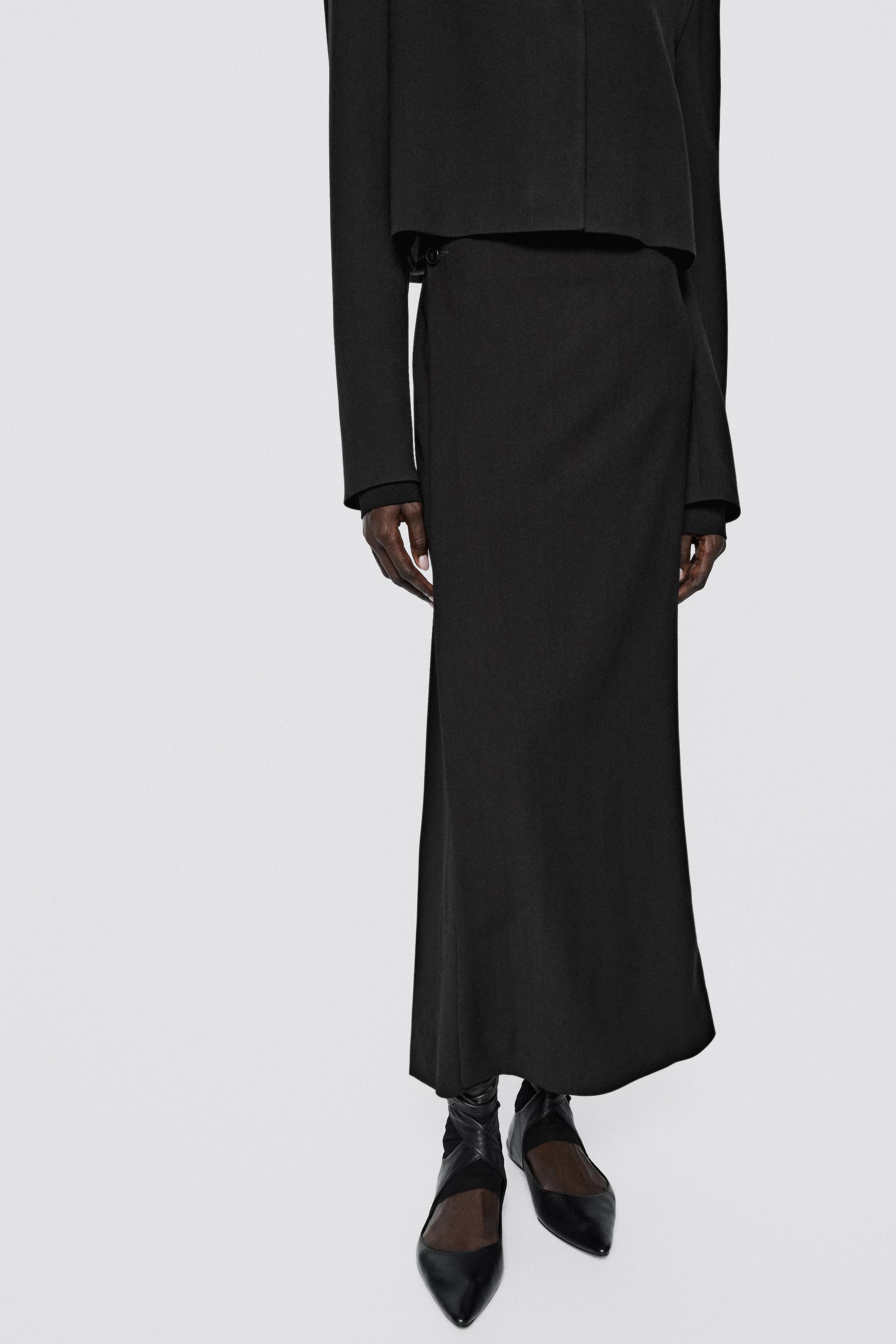 Flowing wrap midi skirt - LIMITED EDITION