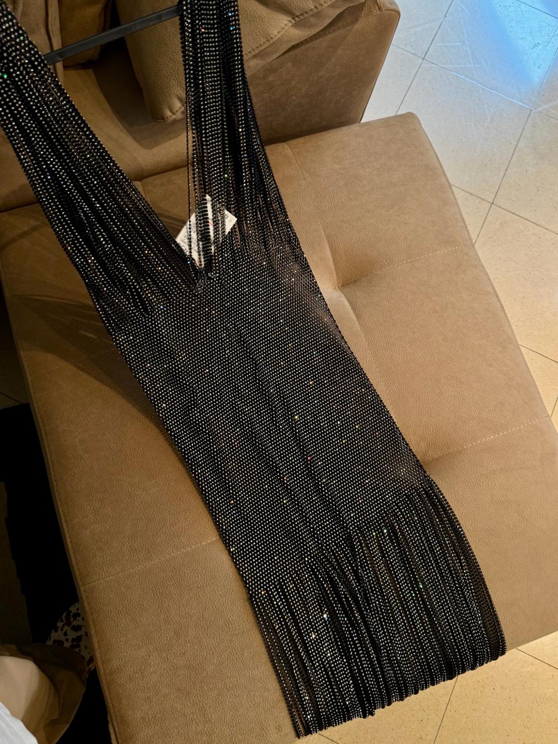 CASCADING DRESS WITH RHINESTONES - Image 3