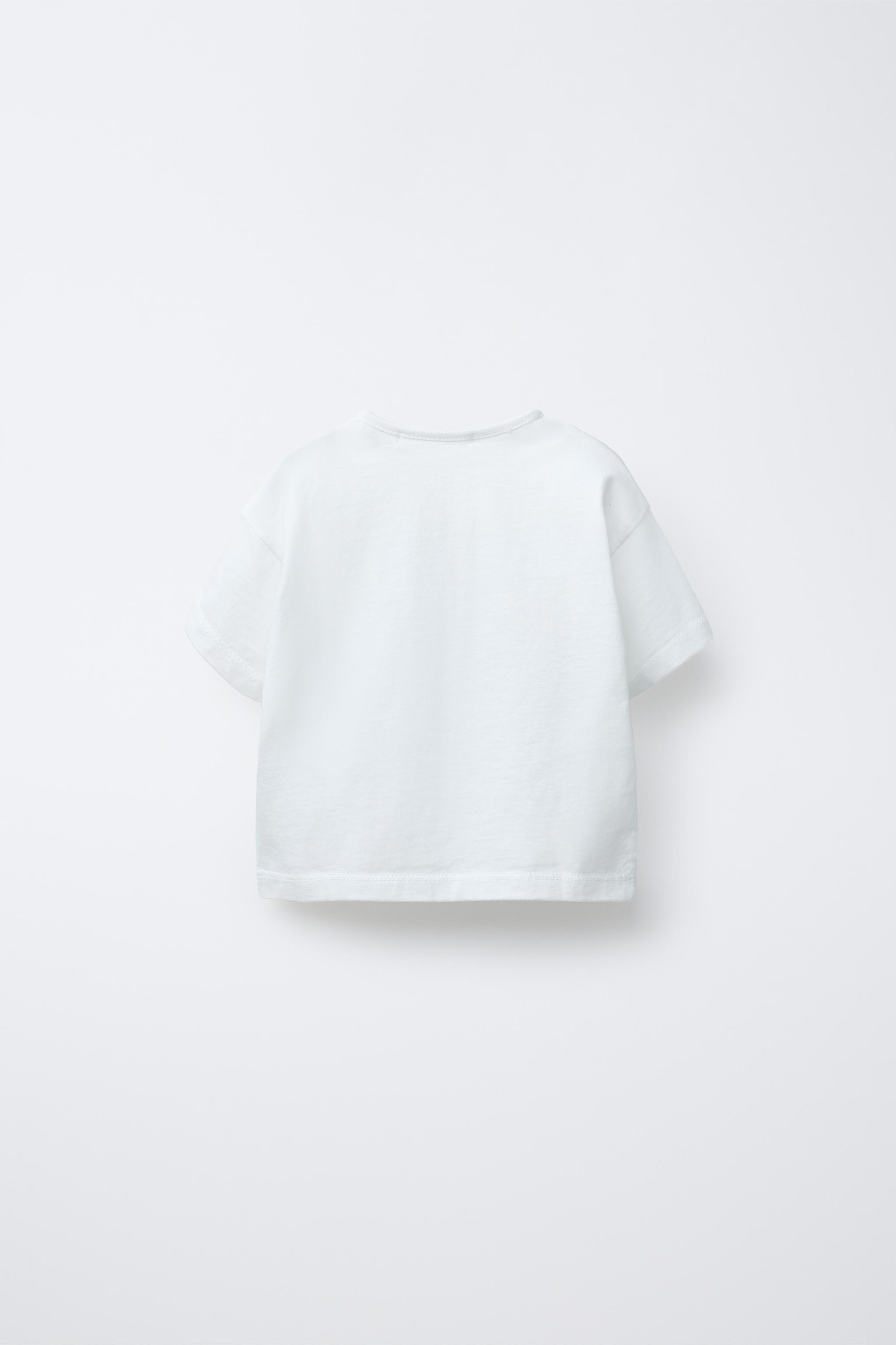 【ZARA】プリントポケットTシャツ オフホワイト | 0962/454/251 06224677251-e1.jpg?ts=