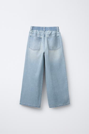 WIDE-LEG JEANS - Blue / Green by Zara - Image 1