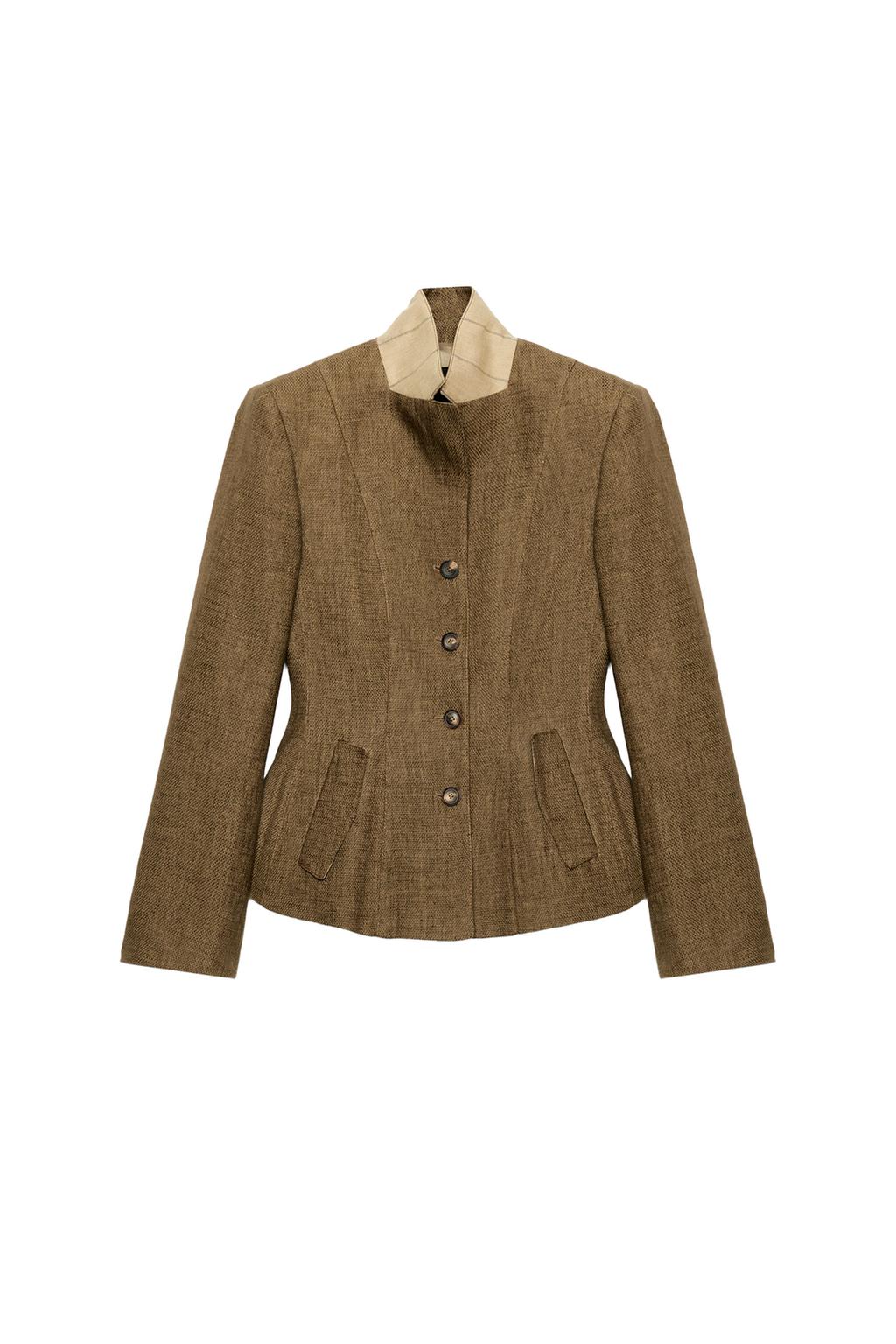 ZW COLLECTION LINEN BLEND BLAZER - image 3