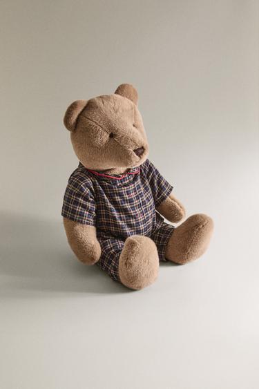 CHILDREN'S CHRISTMAS BEAR SOFT TOY (60 CM) - Brown by Zara - Image 1