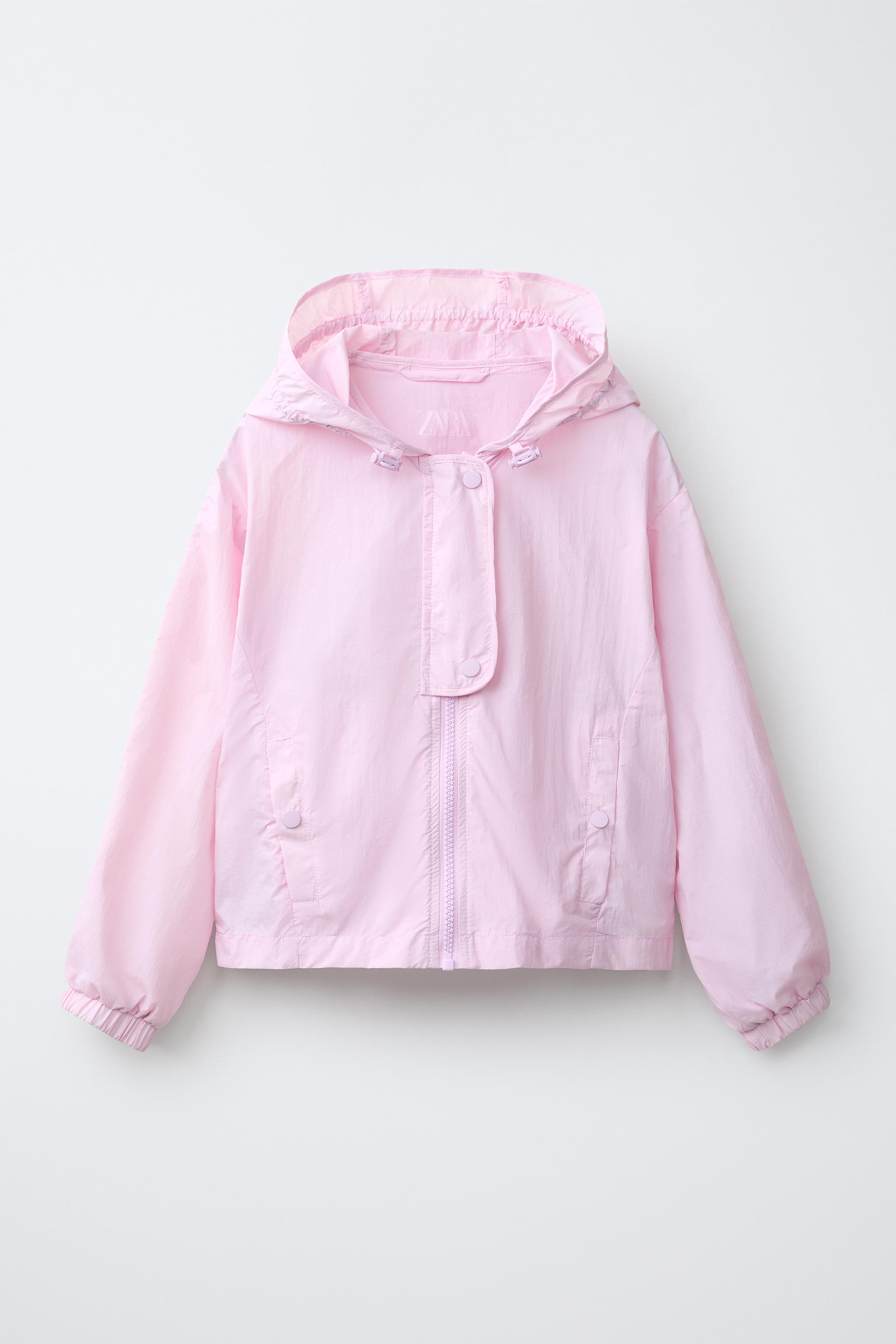 Детские куртки Zara WATER REPELLENT HOODED RAINCOAT — фото 2