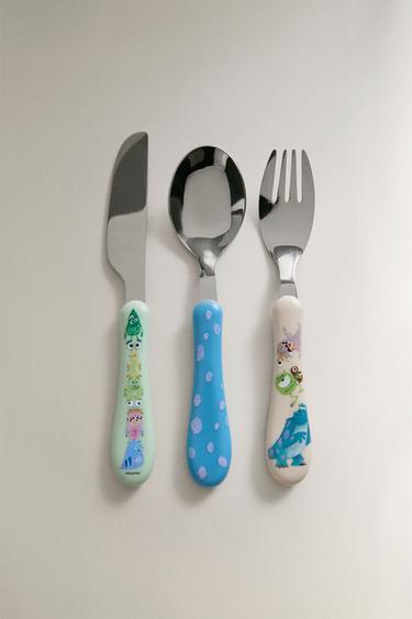 CHILDREN'S MONSTERS, INC. ©DISNEY/PIXAR CUTLERY SET - Multicoloured by Zara