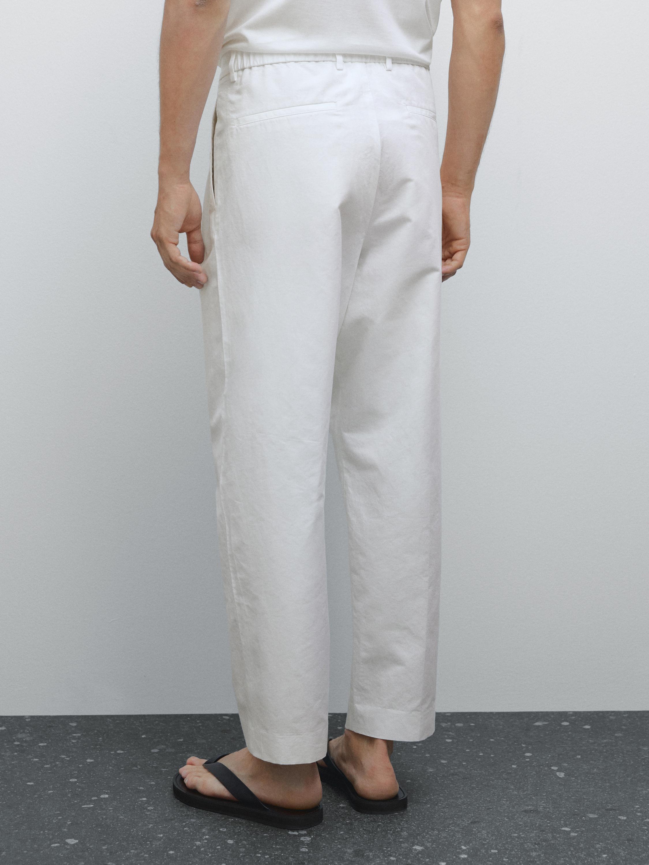 Pantalon balloon double pince