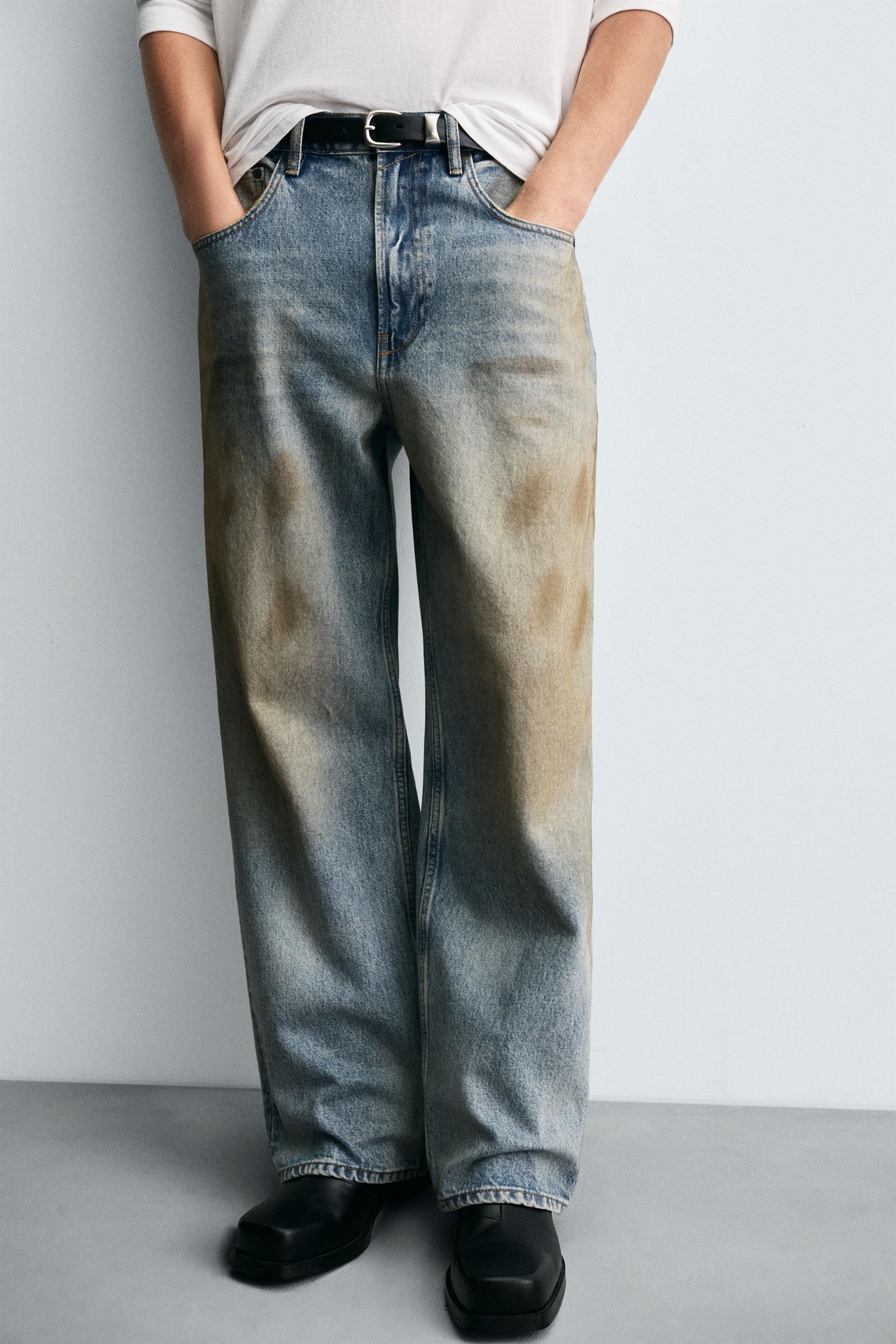新品未使用　ZARA the inside out denim pants36 BARREL DENIM PANTS - Chocolate | ZARA Mexico