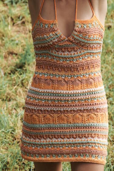 MINI KNIT DRESS - Multicoloured by Zara - Image 1