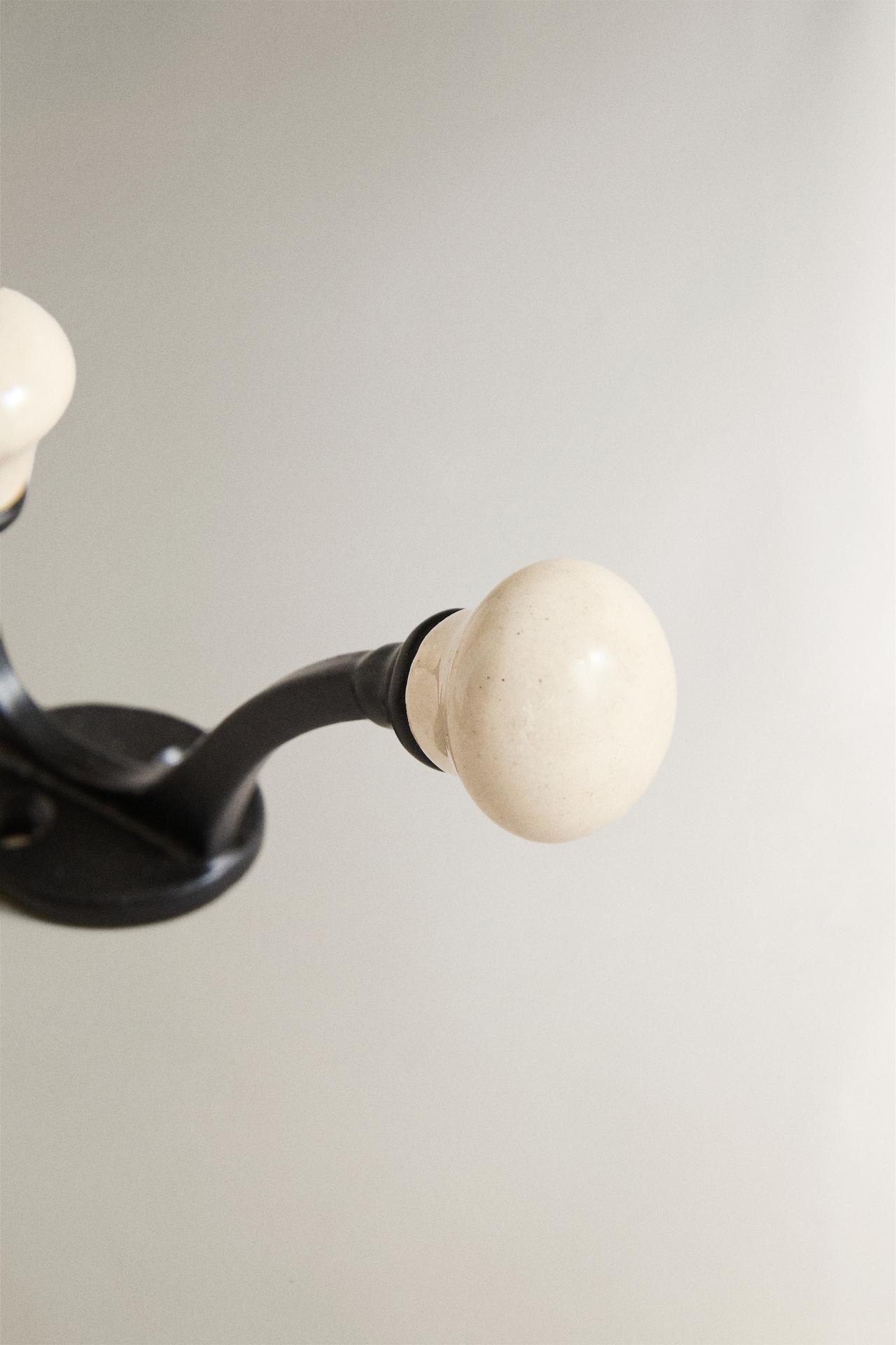 CERAMIC HOOK — Gray