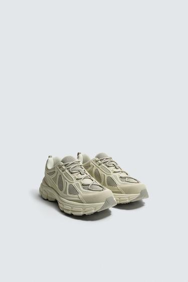 TÊNIS COM SOLADO VOLUMOSO - Branco da Zara