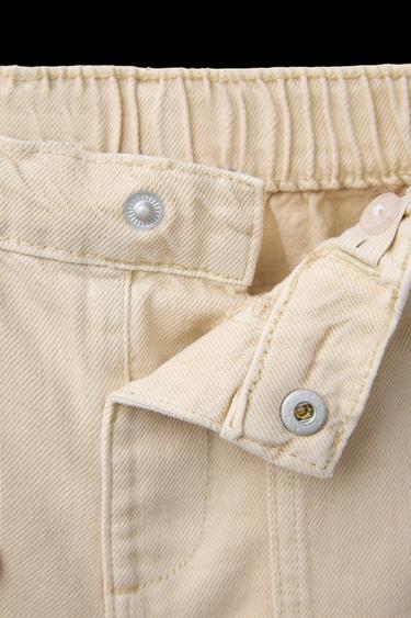 BERMUDASHORTS MIT HÔTEL MAGIQUE © X ZARA-PATCHES - Cremefarben von Zara