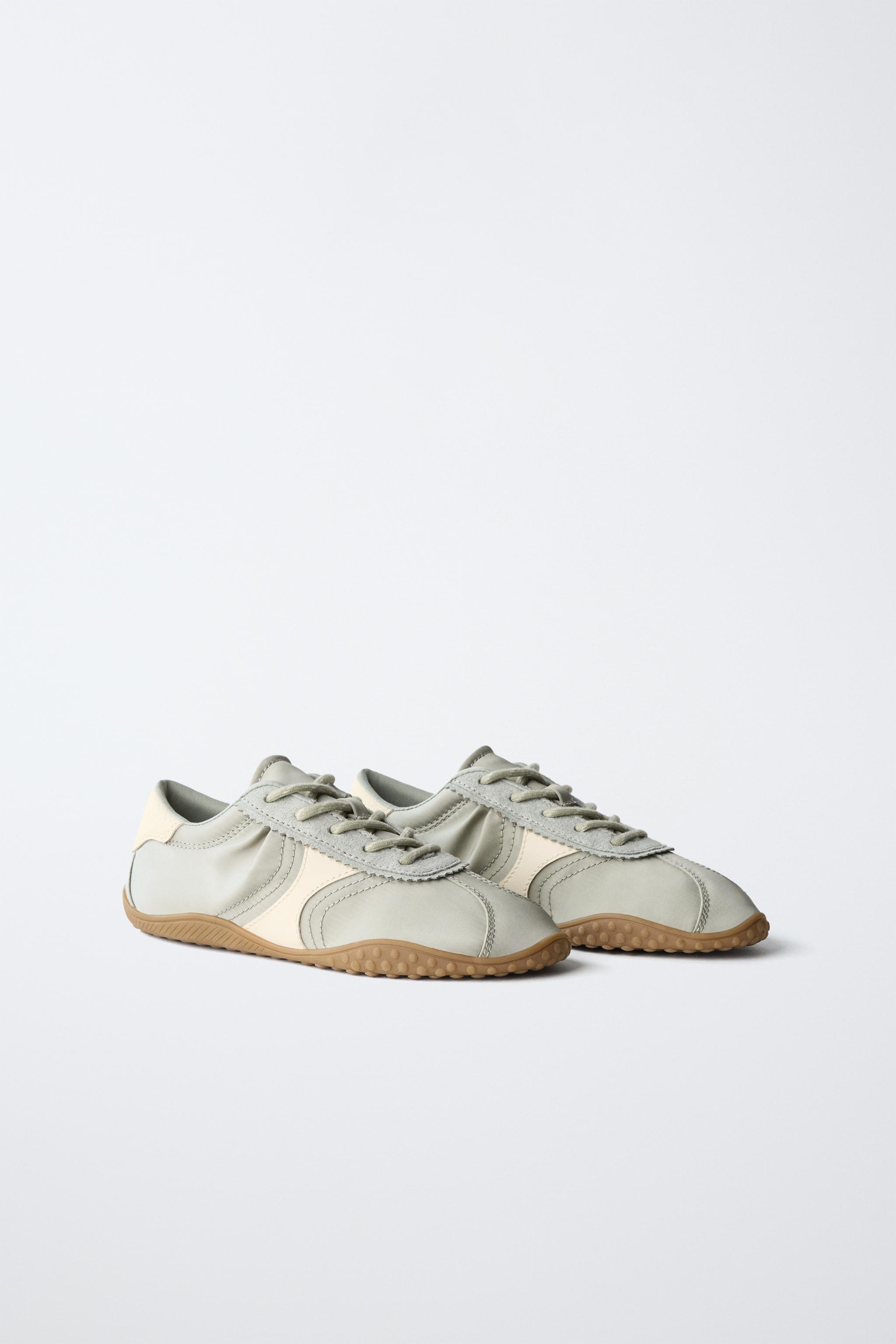 THIN-SOLE SNEAKERS — Green