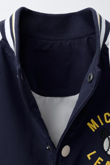 MICKEY MOUSE © DISNEY WATER-REPELLENT VARSITY BOMBER JACKET - Navy blue by Zara - Image 5