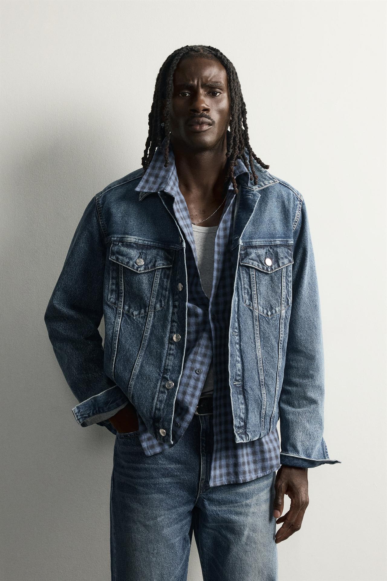 TANAKA NY TYO LTD.© 2026 DENIM TRUCKER JACKET — Mid-blue