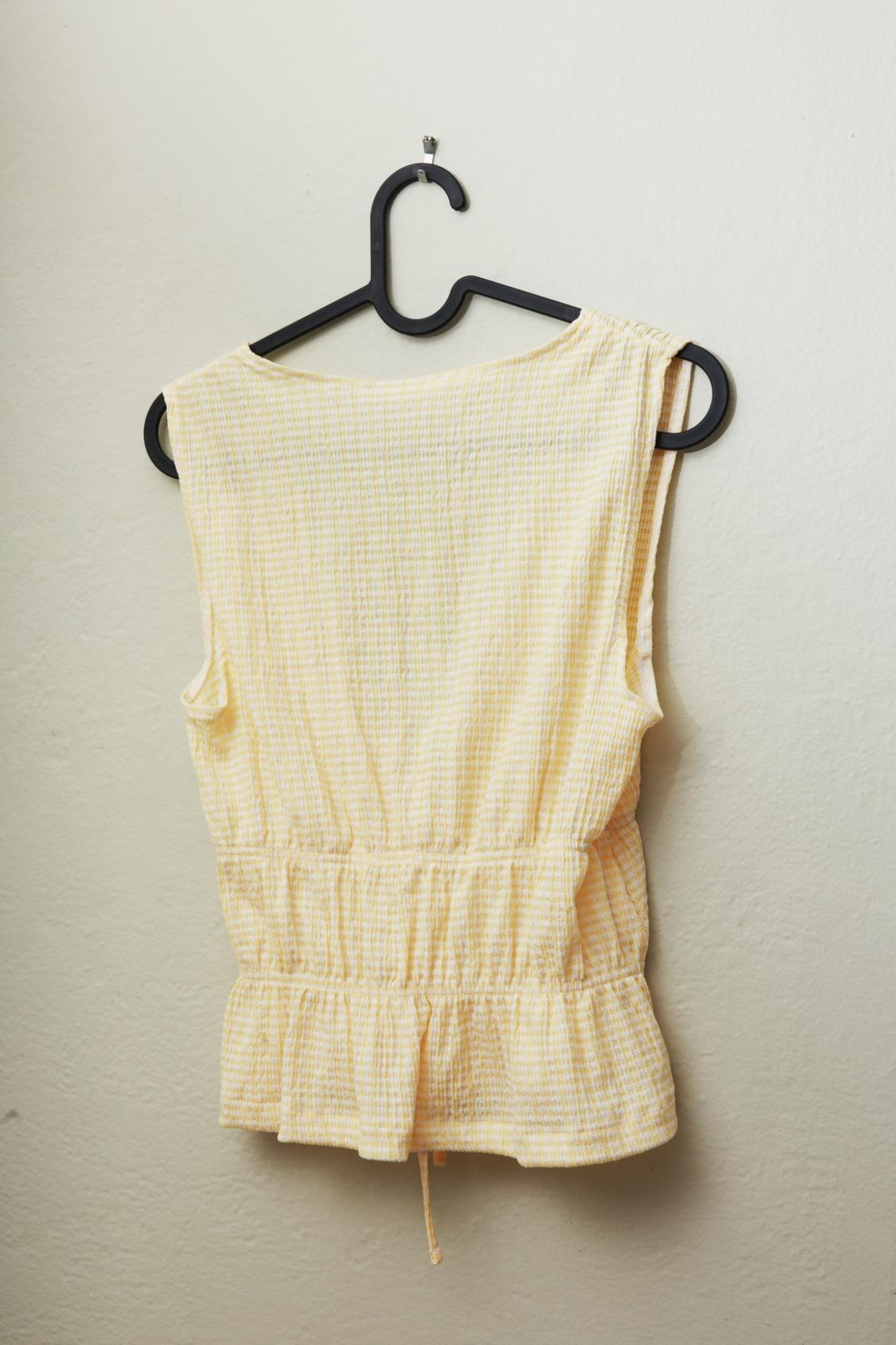 GINGHAM TIE TOP - Image 2