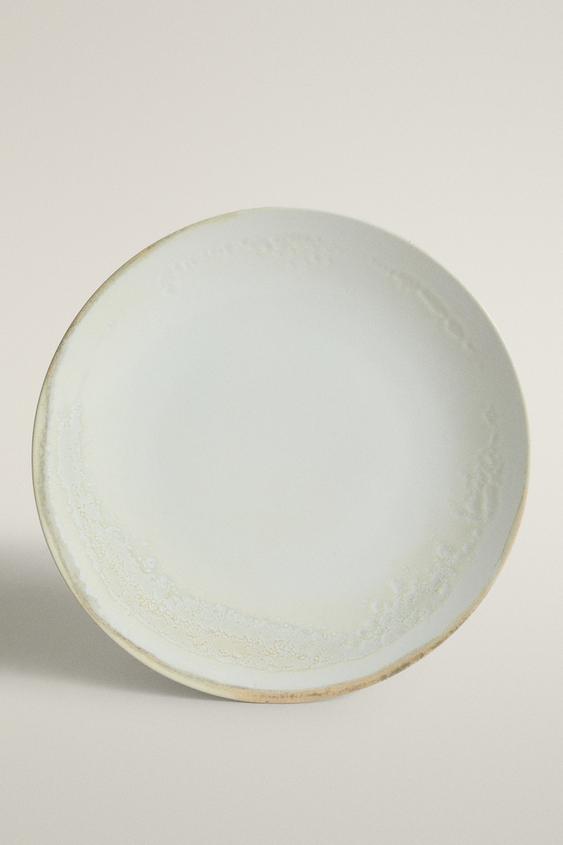 ASSIETTE PLATE GRÈS - Écru de Zara - Image 0