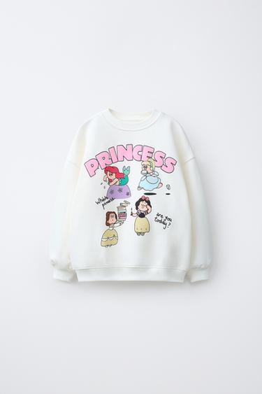 SWEATSHIRT ESTAMPADA PRINCESAS © DISNEY - Branco-marfim da Zara