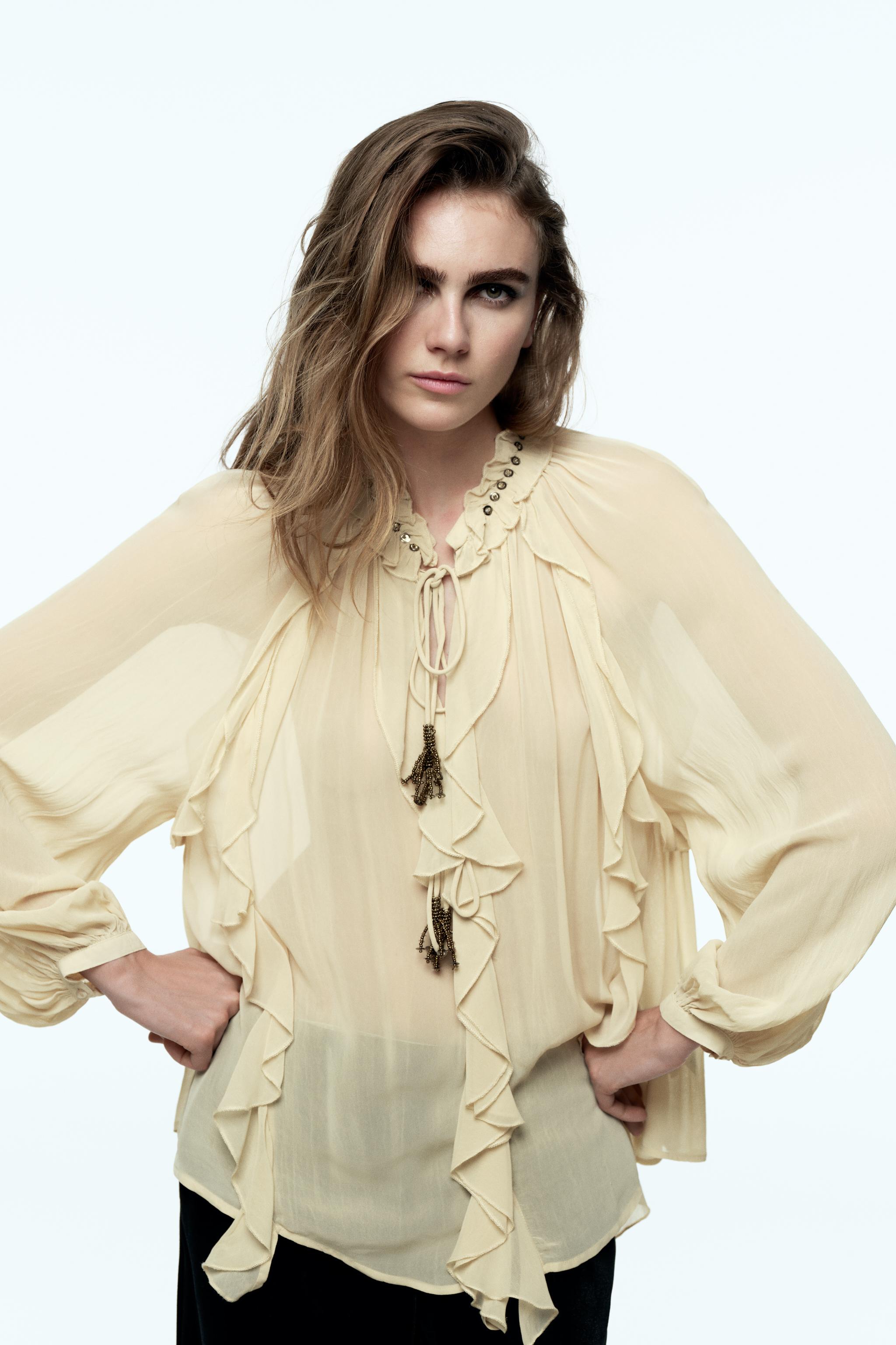 OVERSIZED ROLL-UP WORK SHIRTS (BEIGE) - famille | 60