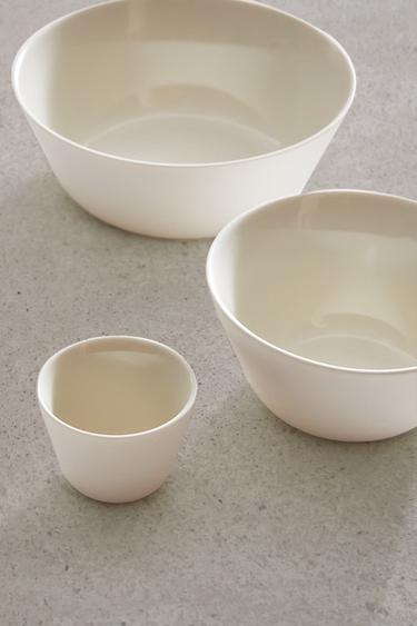 SET OF 2 - BOWL M - ecru-white by Zara - Image 2