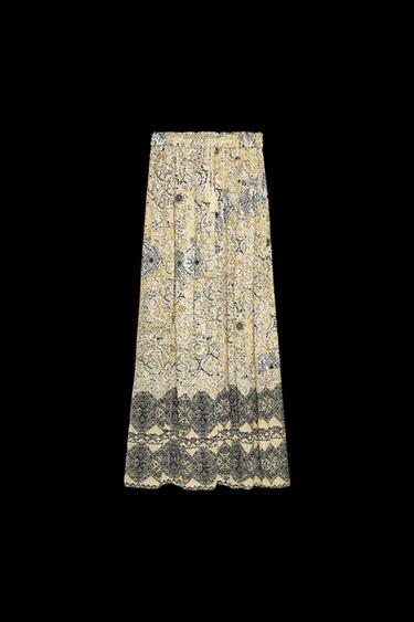 GEMUSTERTER ROCK MIT METALLIC-GARN - Print von Zara - Bild 0