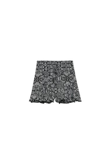 FALDA BERMUDA ESTAMPADA
