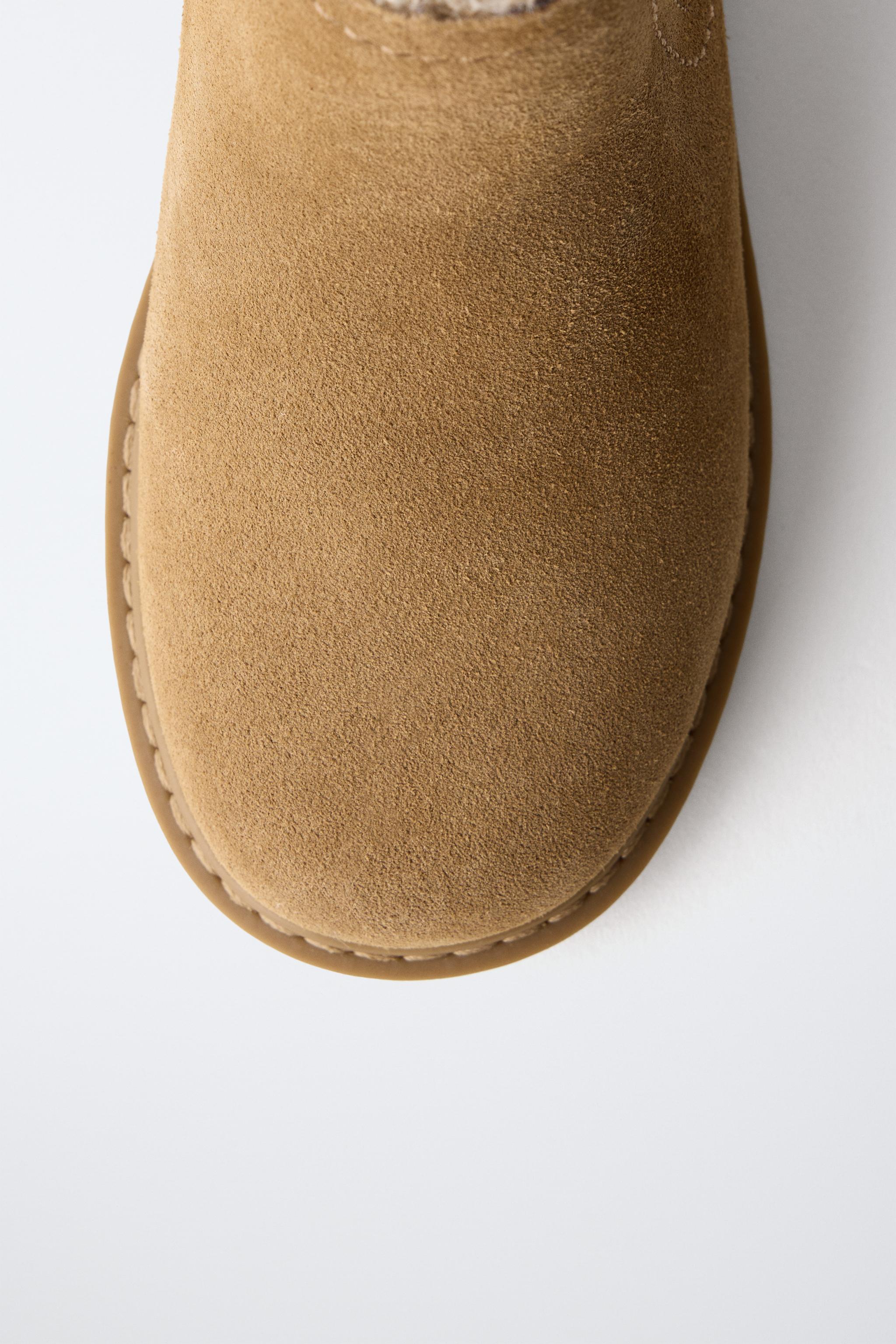 BOTTINES CHELSEA DOUBLÉES EN CUIR