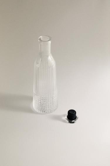 GLASS BOTTLE WITH RELIEF DESIGN - 990 by Zara - Image 1