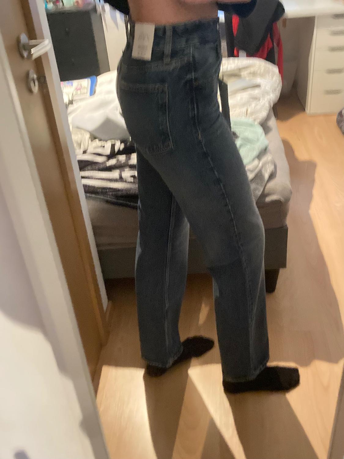 MID-RISE WIDE-LEG EXTRA-LONG TRF JEANS - Image 5