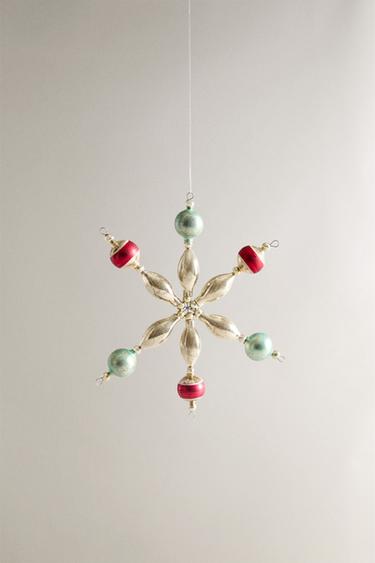 WEIHNACHTSBAUMSCHMUCK STERN RETRO - Blau von Zara - Bild 0