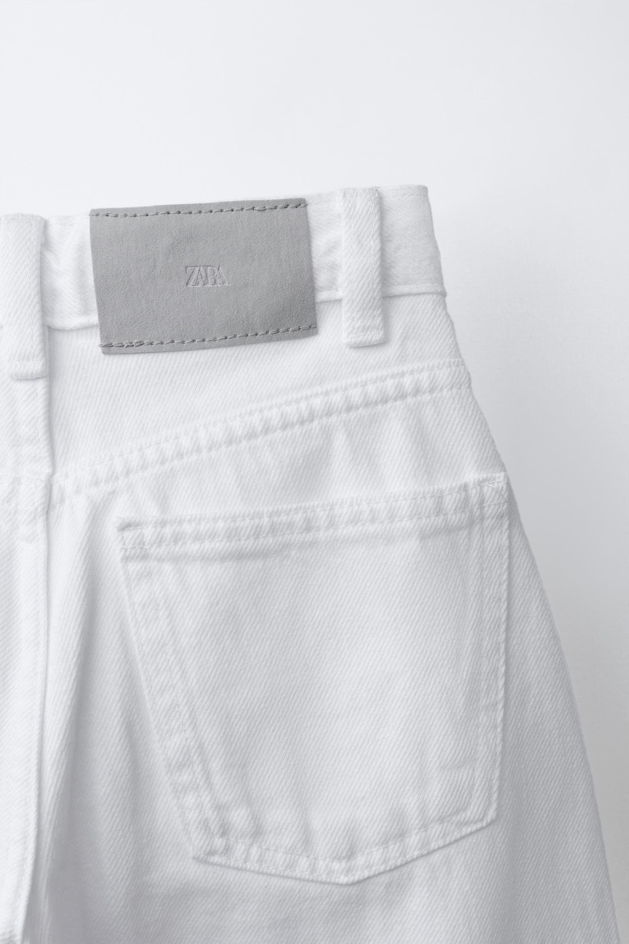 Детские джинсы Zara BARREL JEANS WITH CUFFED HEM — фото 4