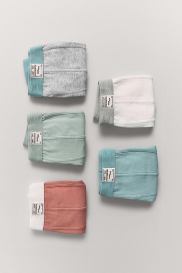 3-6 YEARS/ FIVE-PACK OF BOXERS WITH LABEL - Multicoloured by Zara