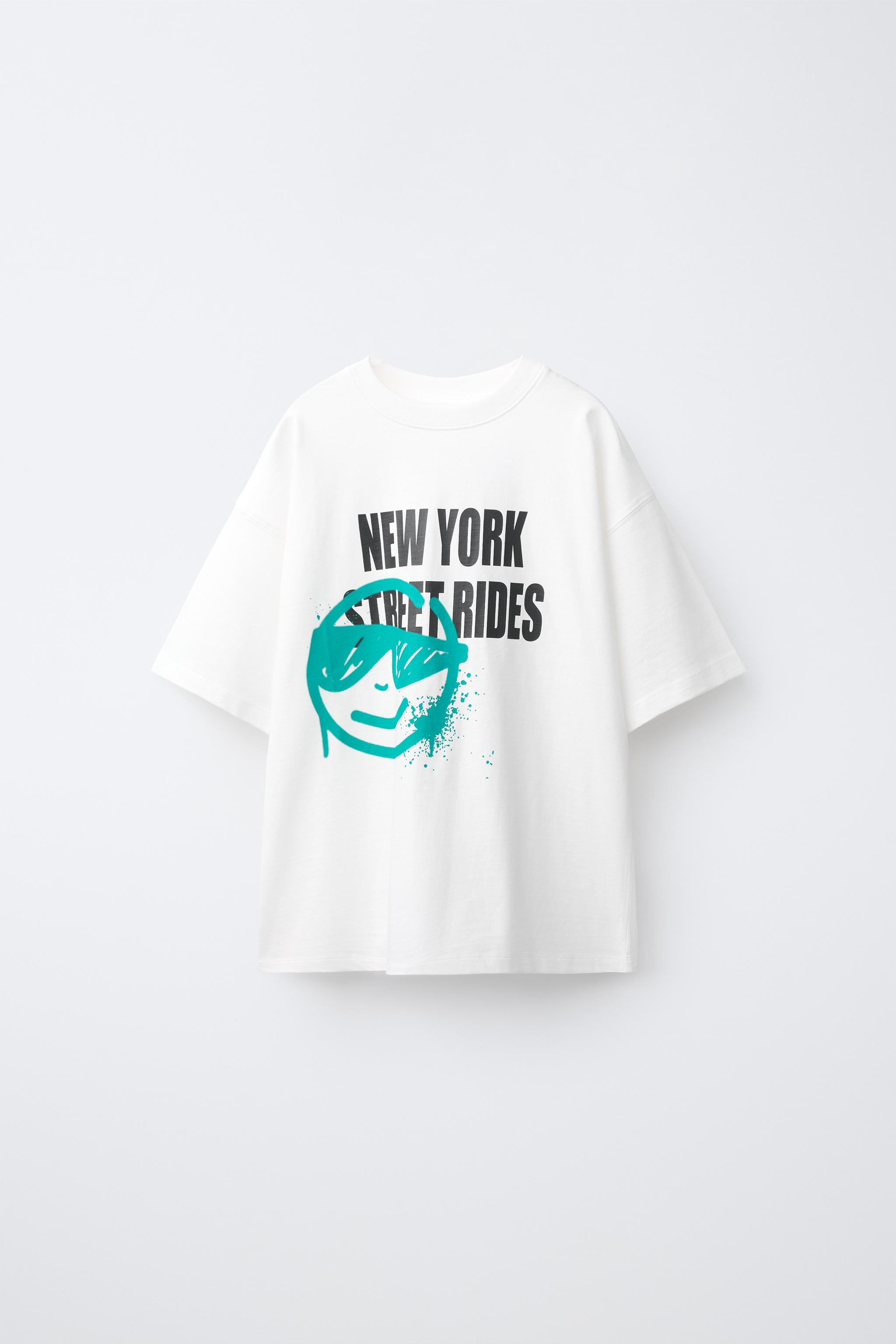 SKATE PRINT T-SHIRT - White | ZARA South Africa