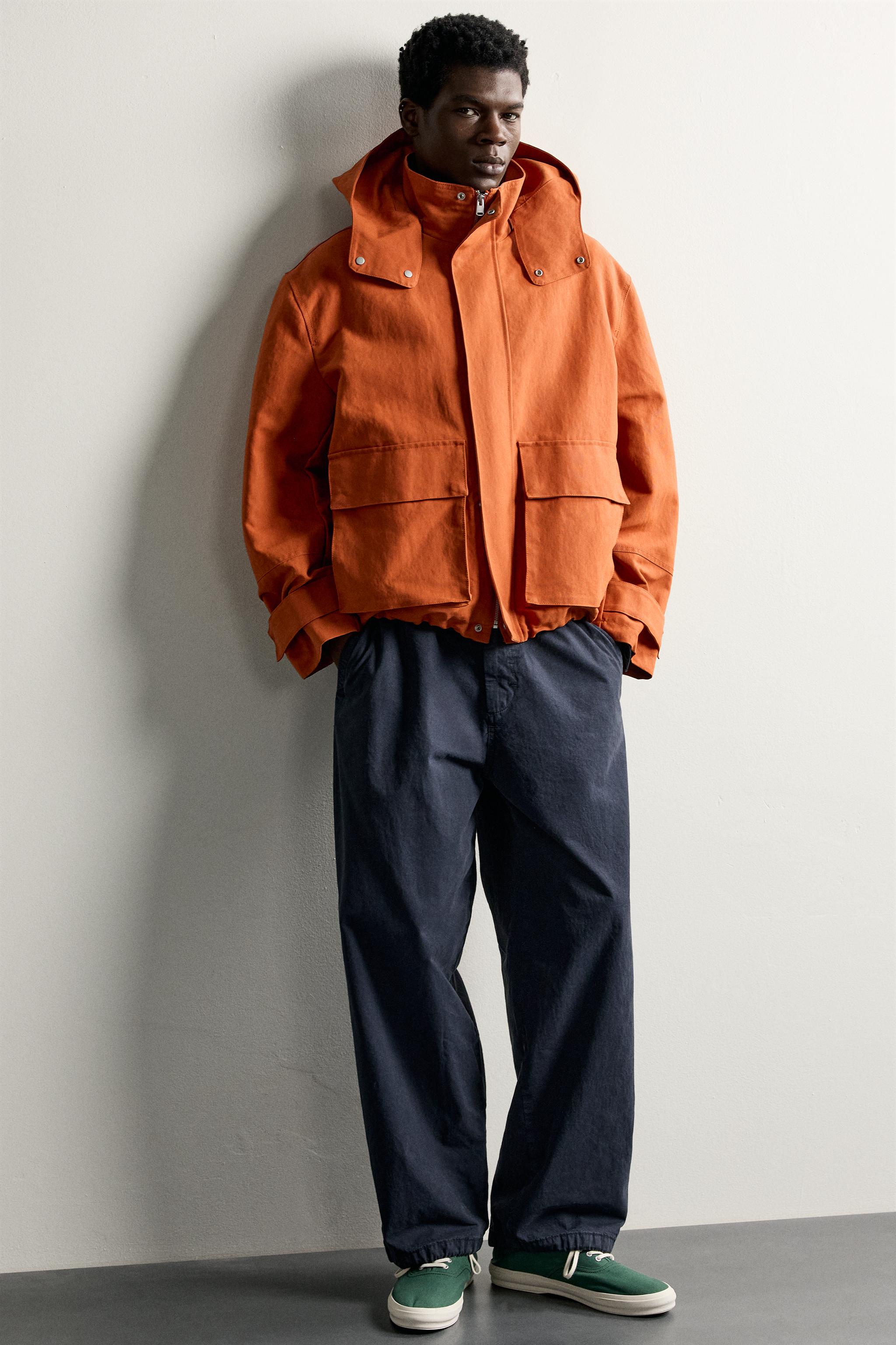 Мужские куртки Zara REGULAR FIT TECHNICAL JACKET — фото 6