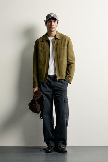 ZIP-UP PADDED OVERSHIRT - Oil by Zara - Image 0