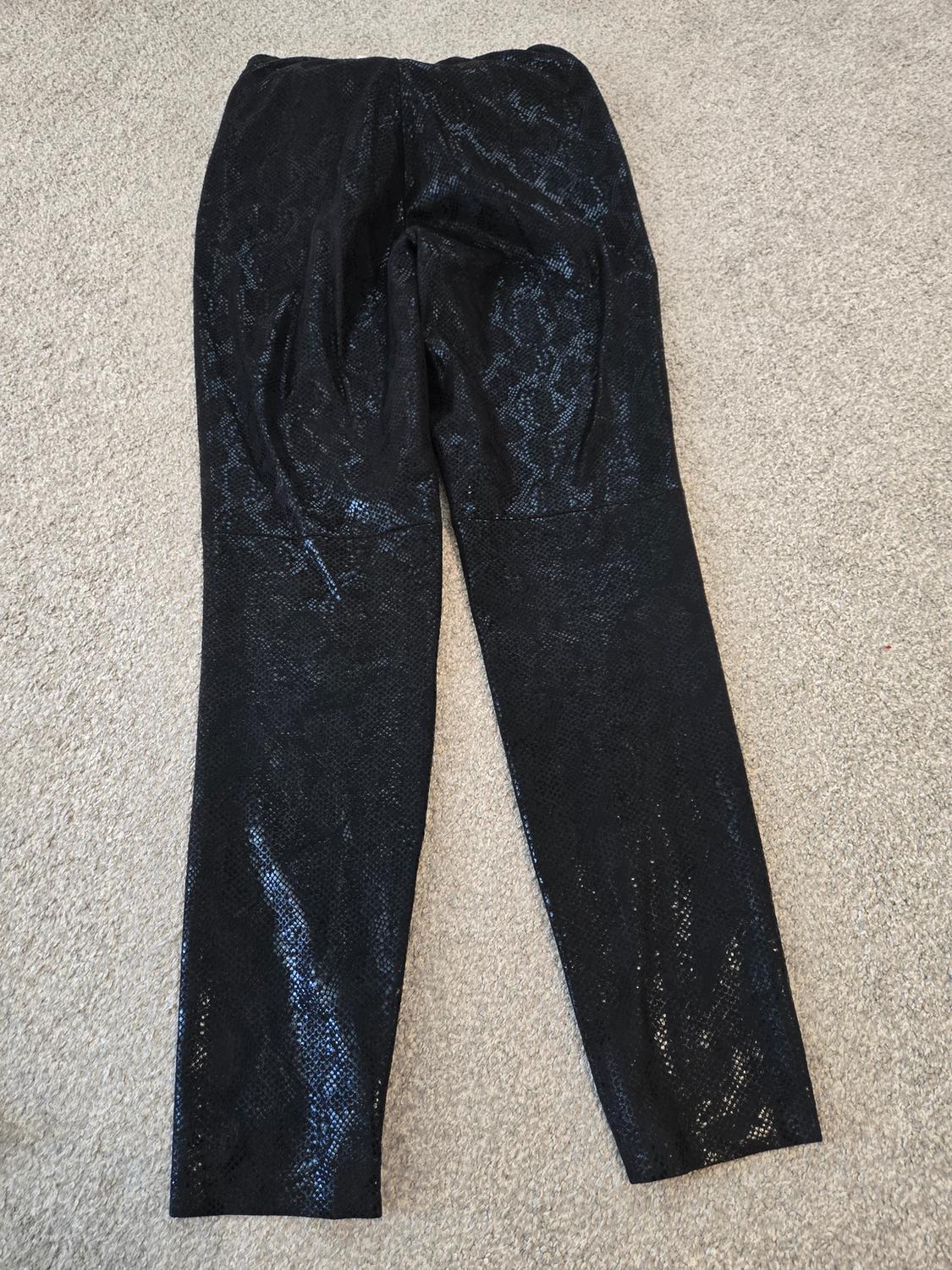 FAUX SNAKESKIN LEGGINGS - Image 4