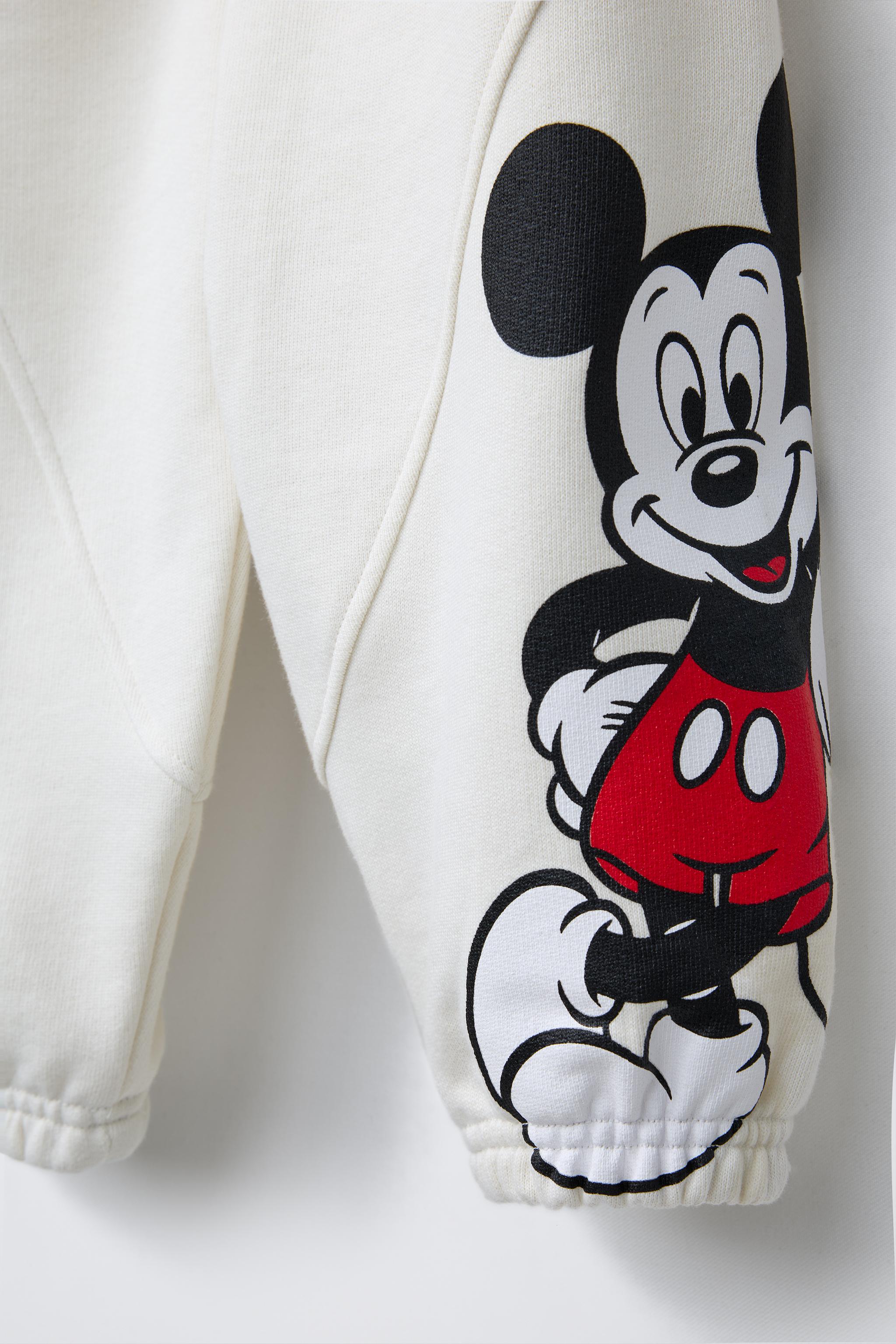 GYDA Mickey Mouse トレーナー スウェット EMODA ZARA MICKEY MOUSE © DISNEY JOGGER PANTS - Ecru | ZARA United States