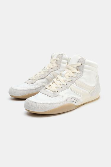 BASKETS MONTANTES - Blanc de Zara - Image 2