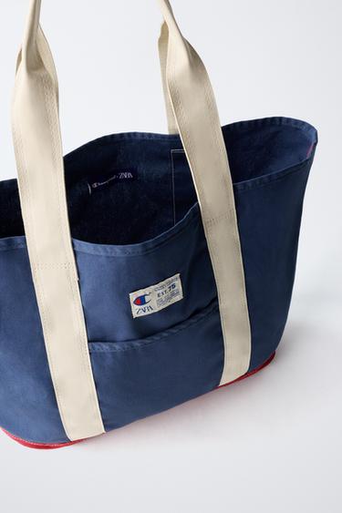 CHAMPION ® X ZARA TOTE BAG - Blue by Zara - Image 3