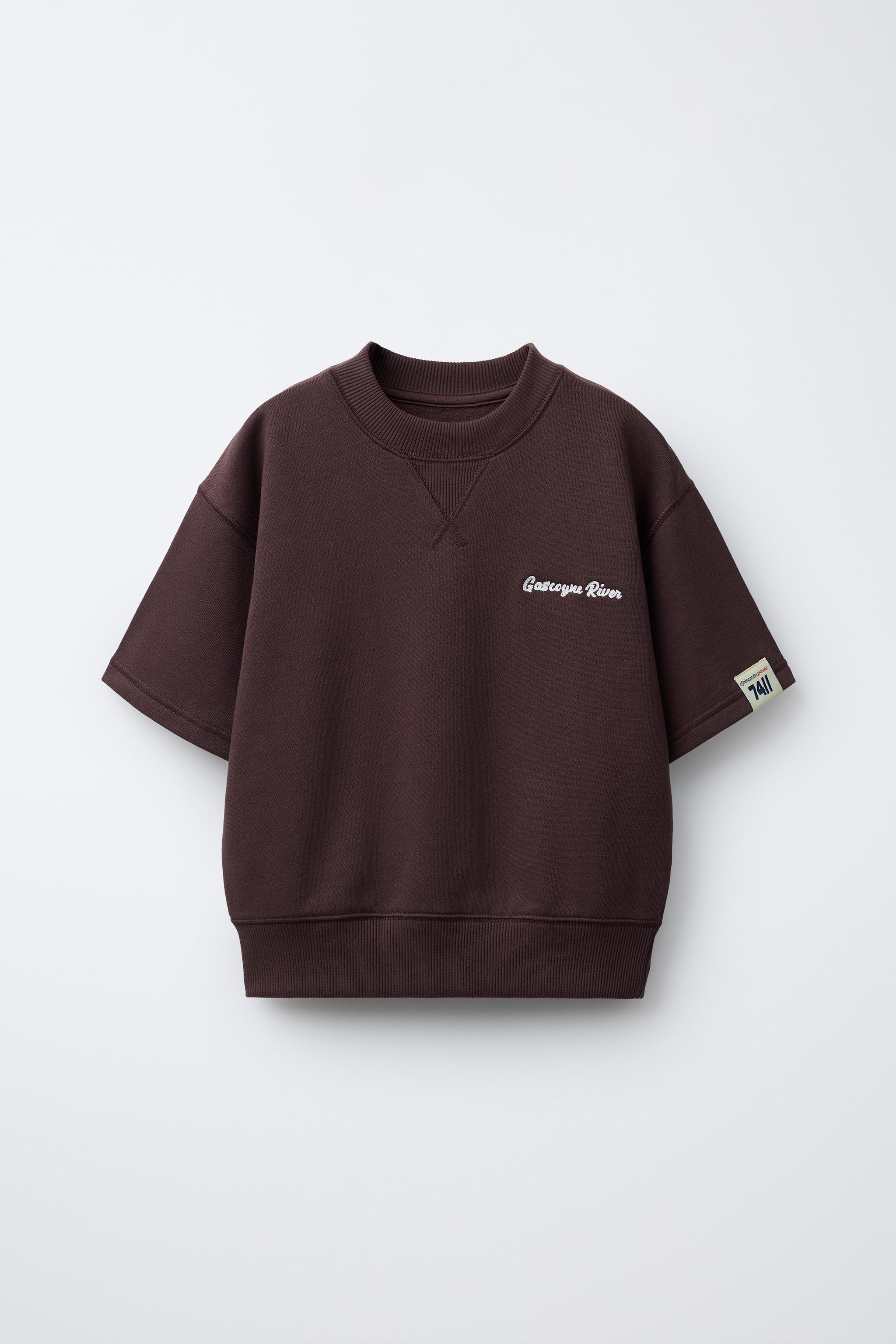 ENSEMBLE T-SHIRT ET SHORT À INSCRIPTION BRODÉE