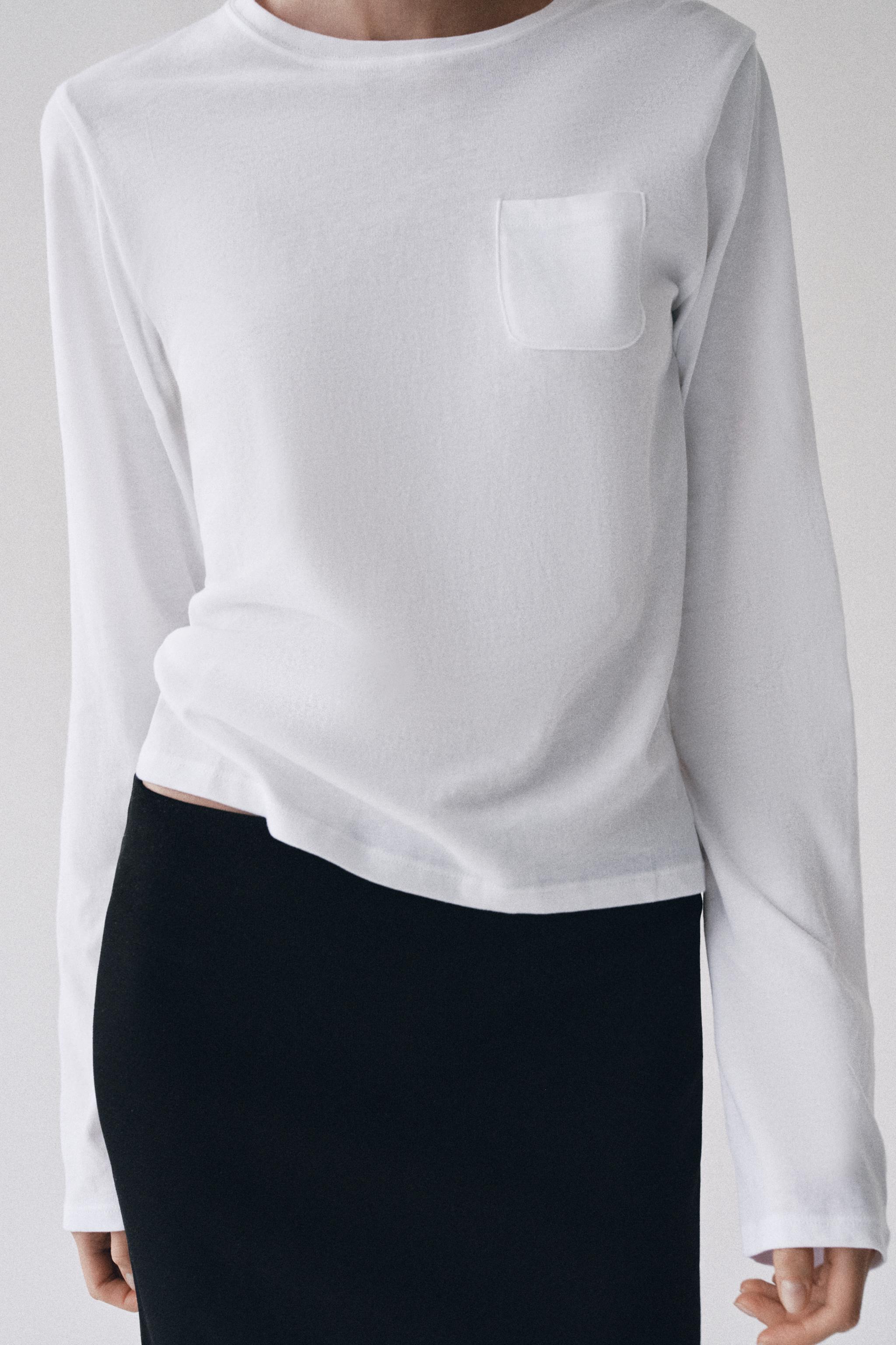Zara CEPLİ T-SHIRT görsel 2