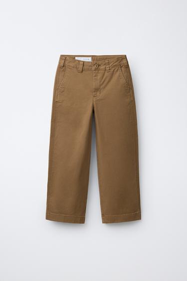 PANTALON CHINO DÉCONTRACTÉ - Marron de Zara - Image 0