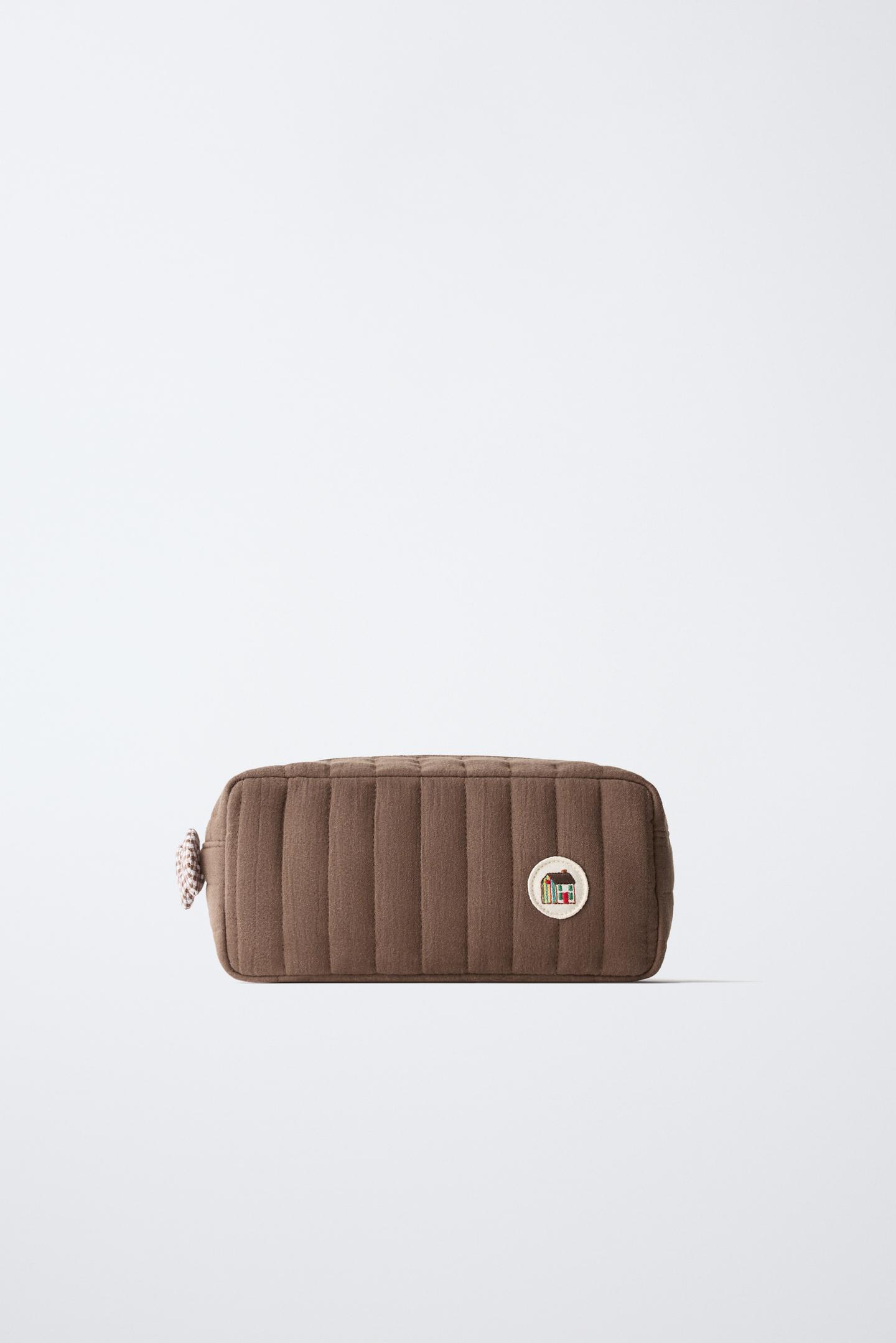 Детская сумка Zara Quilted Pouch, цвет: Коричневый