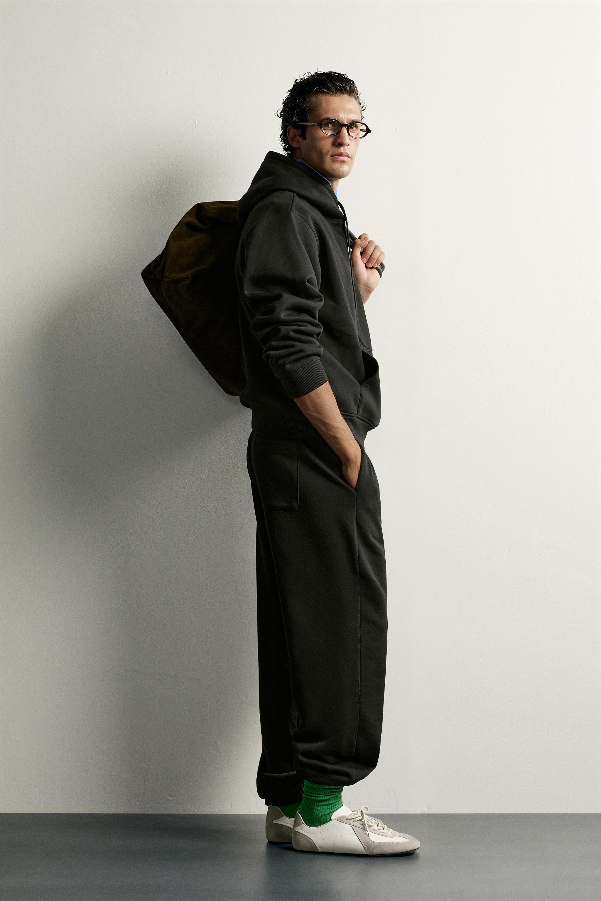 Мужские брюки Zara BASIC JOGGER PANTS — фото 4