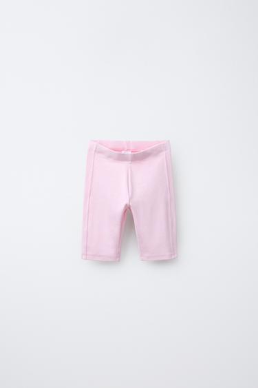 LOT DE TROIS LEGGINGS DE CYCLISTE UNIS - Divers de Zara - Image 1