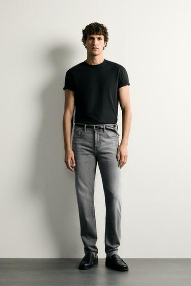 ΤΖΙΝ SLIM FIT BASIC - Γκρι ανοιχτό του Zara