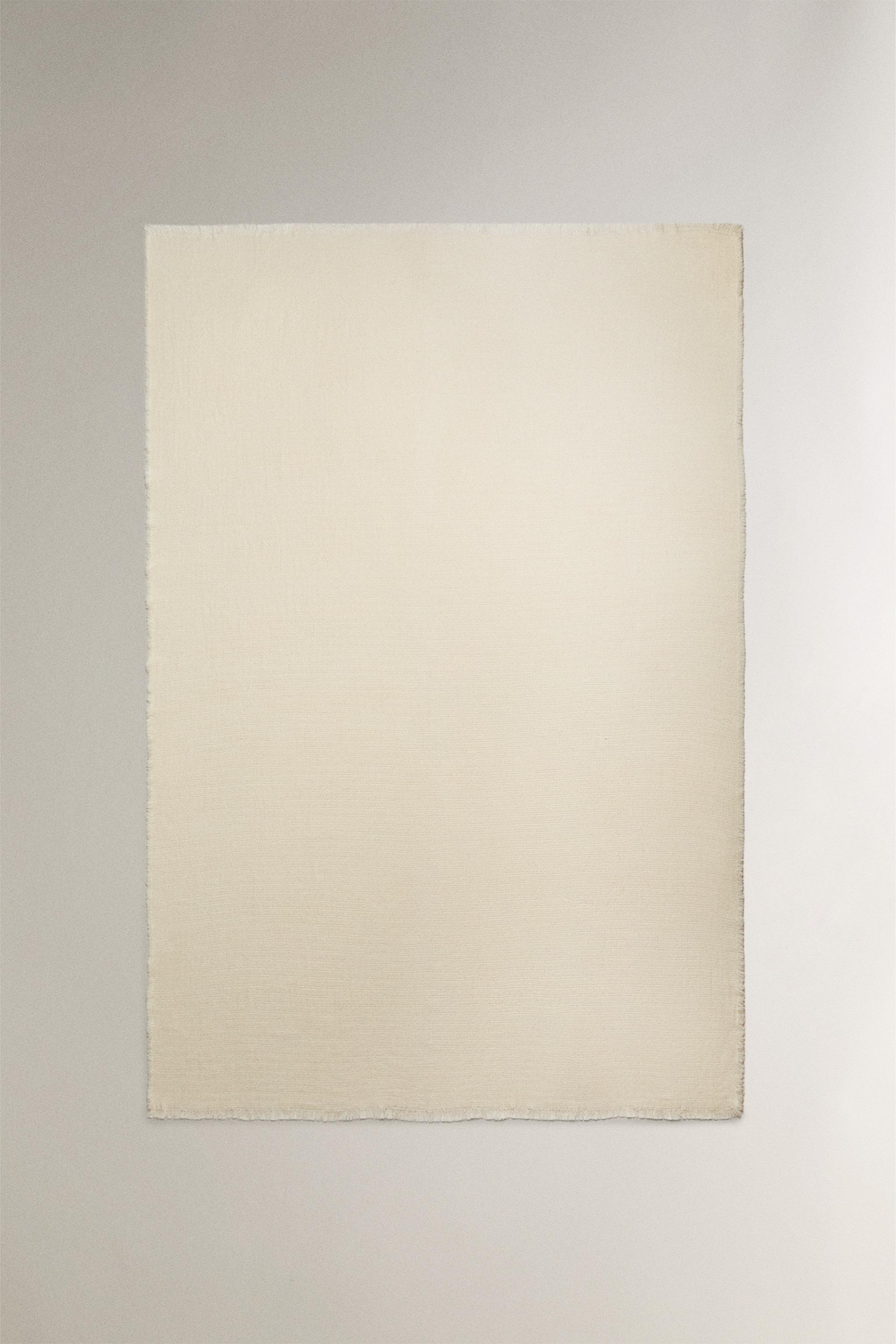 ウール ブランケット - オフホワイト | ZARA Japan / 日本