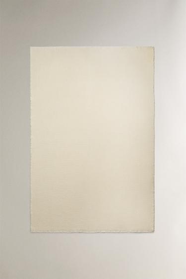 بطانية من الصوف - أبيض مكسور الخاص بـ Zara - صورة 0