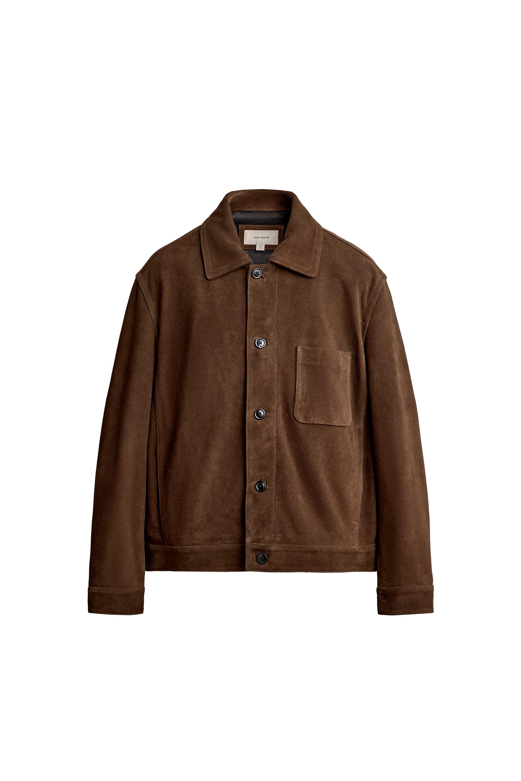 CAZADORA RELAXED FIT PIEL ANTE